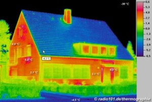 Thermal Image of a house